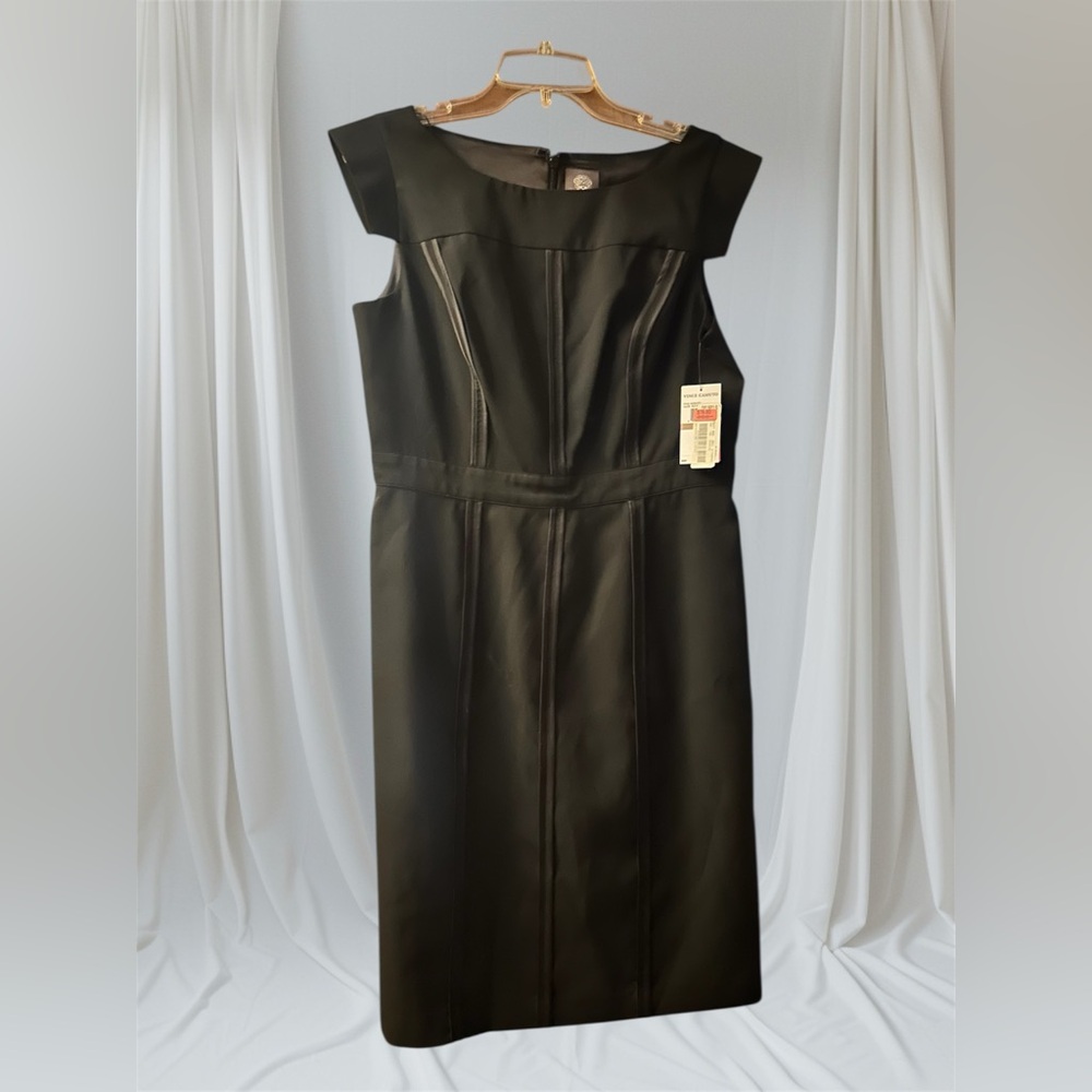 Vince Camuto Classic Black Midi Dress